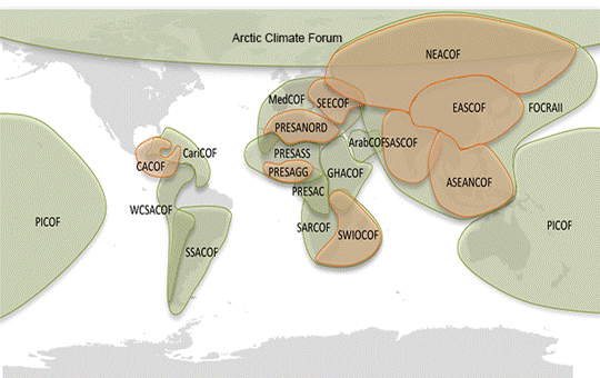 Regional Climate Outlook Forums - RCOFs / WMO
